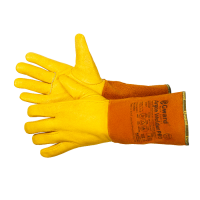 Argon Welder Pro Краги из спилка с перчаткой из желтой кожи